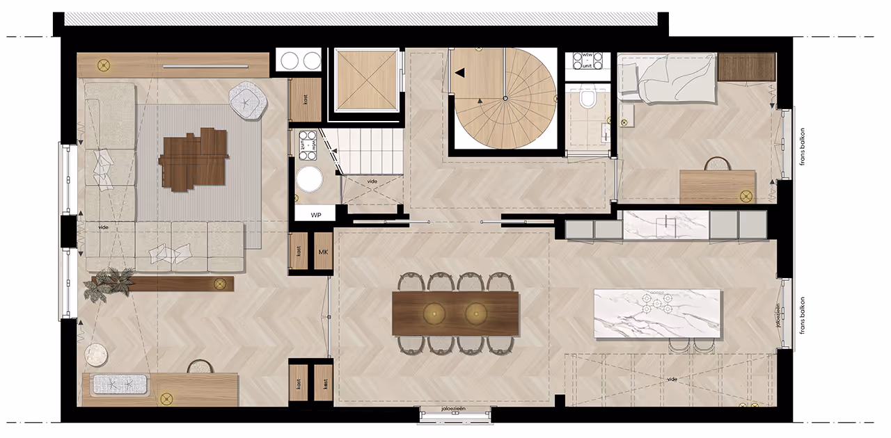 Plattegrond verdieping 3
