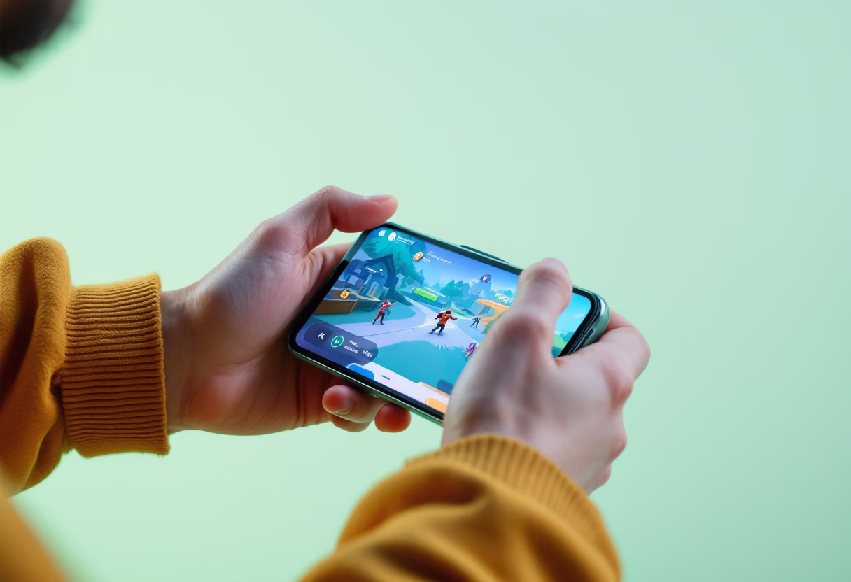 image of engaging gaming environment (for a mobile gaming)