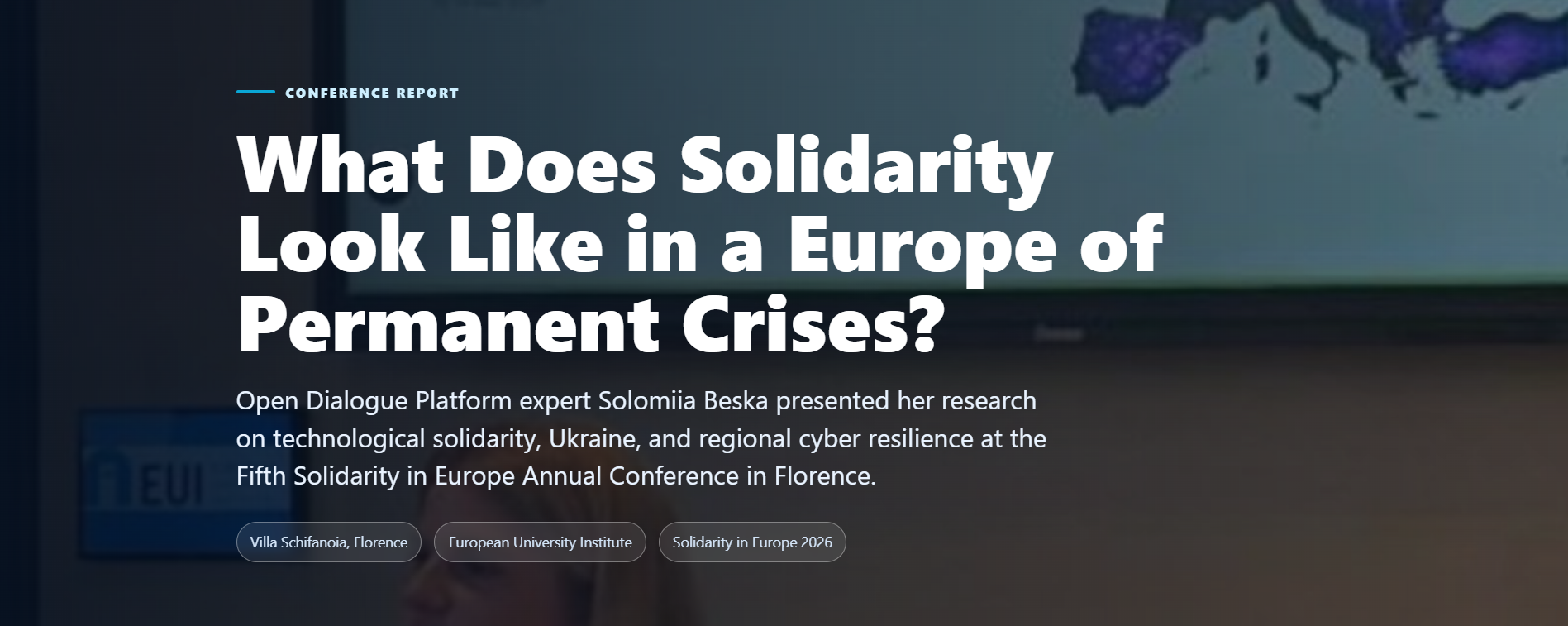 What Does Solidarity Look Like in a Europe of Permanent Crises?