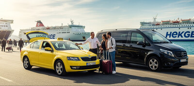 Service de Taxi au Port du Pirée 24/7