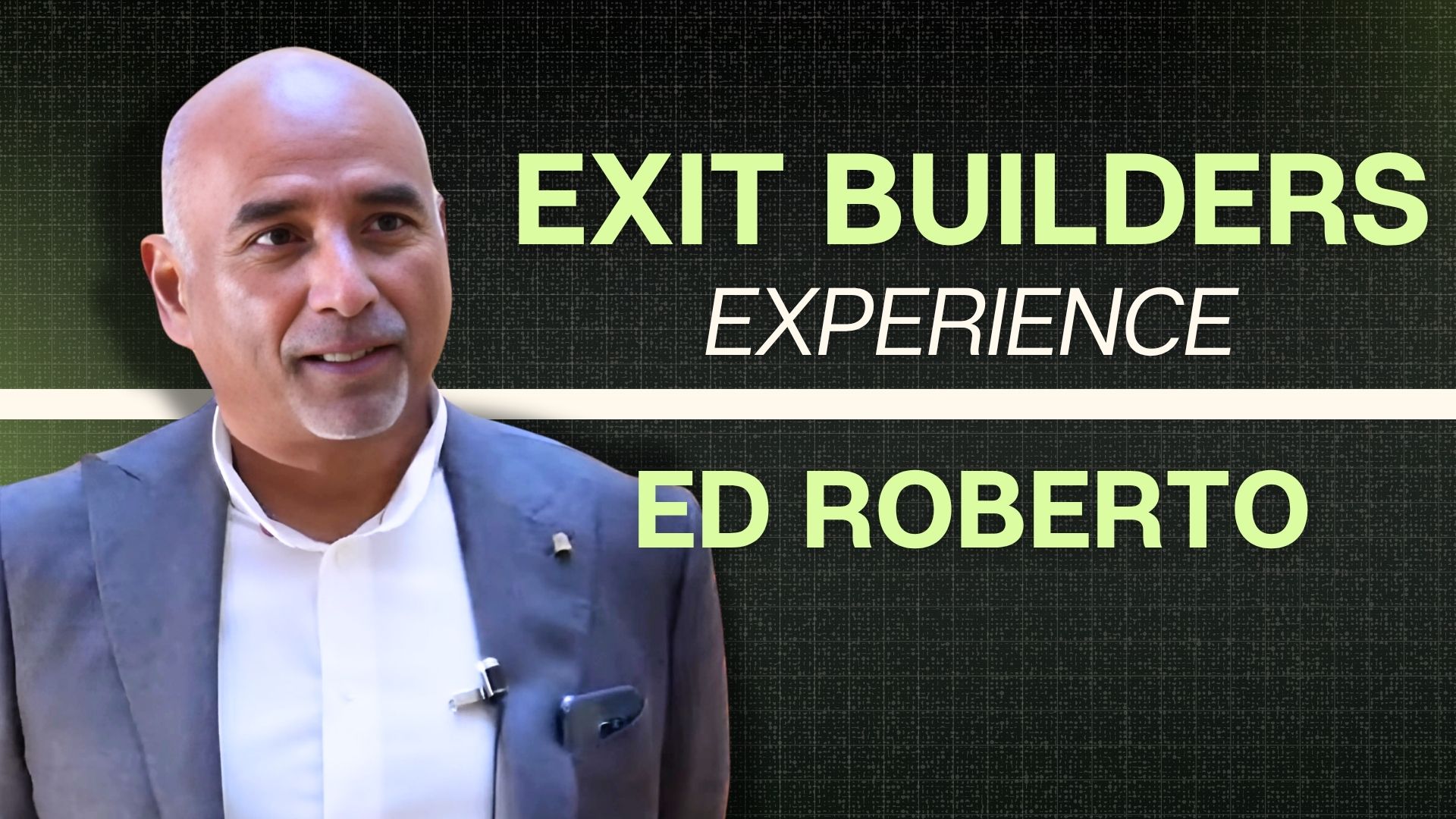 Text saying 'WHY BUILD A COMPANY BUYERS CAN'T IGNORE?' over a cityscape with tall modern buildings.