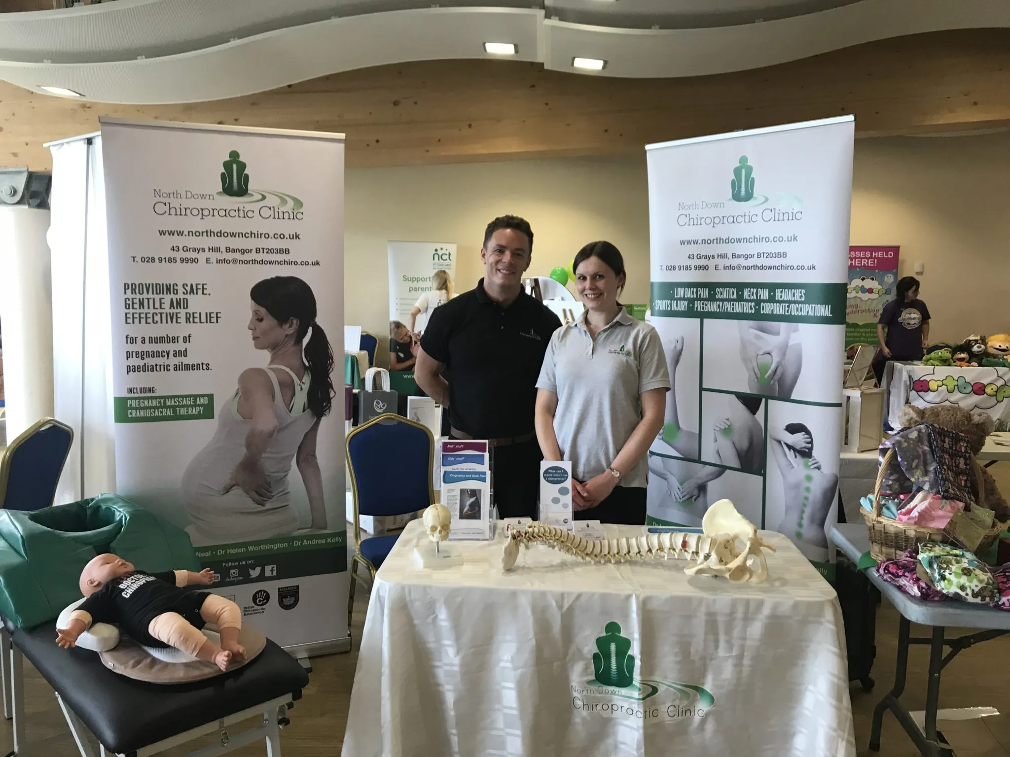 North Down Chiropractic & Physiotherapy at Bangor Baby Bump and Beyond event