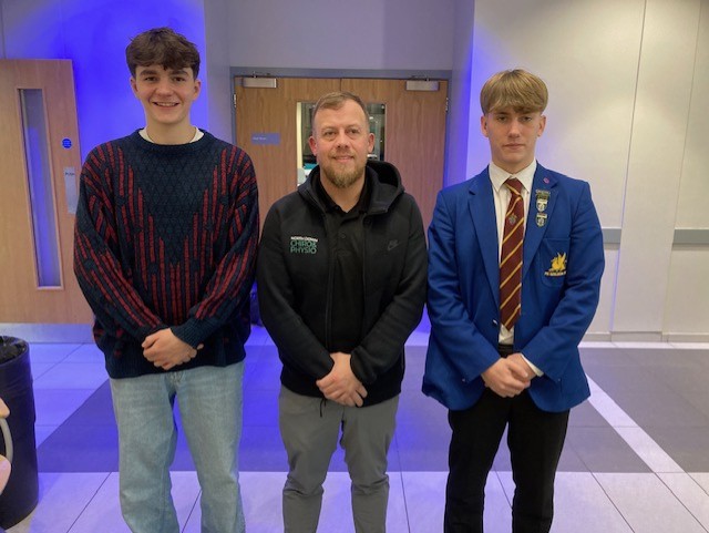 Stephen Mawhinney physiotherapist at Bangor Grammar School mock interviews