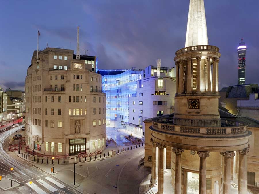 BBC building in London