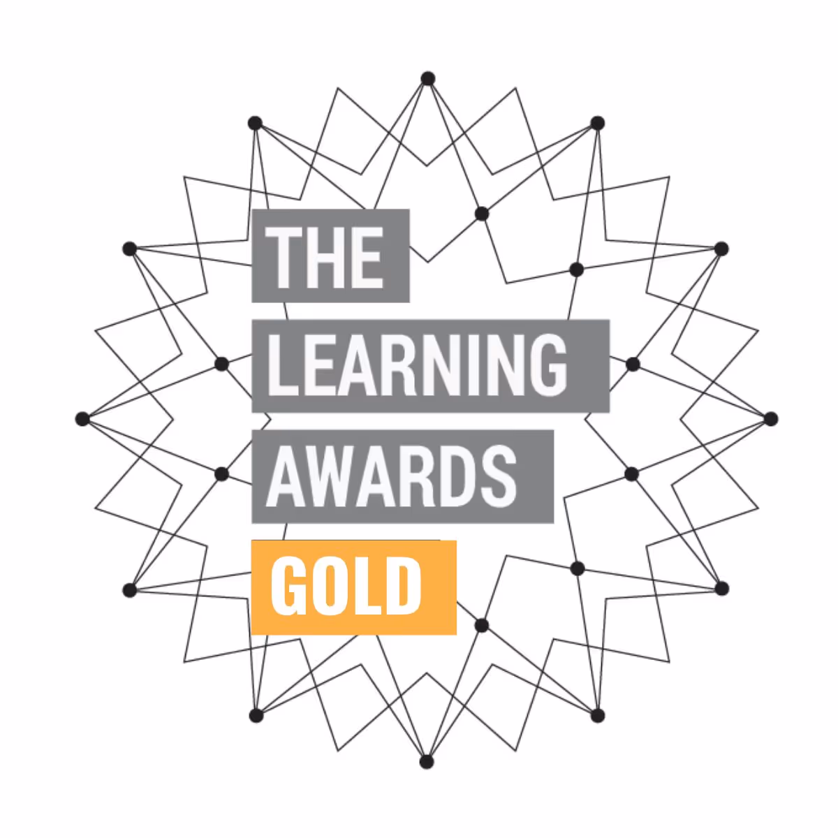 Learning Awards Gold logo