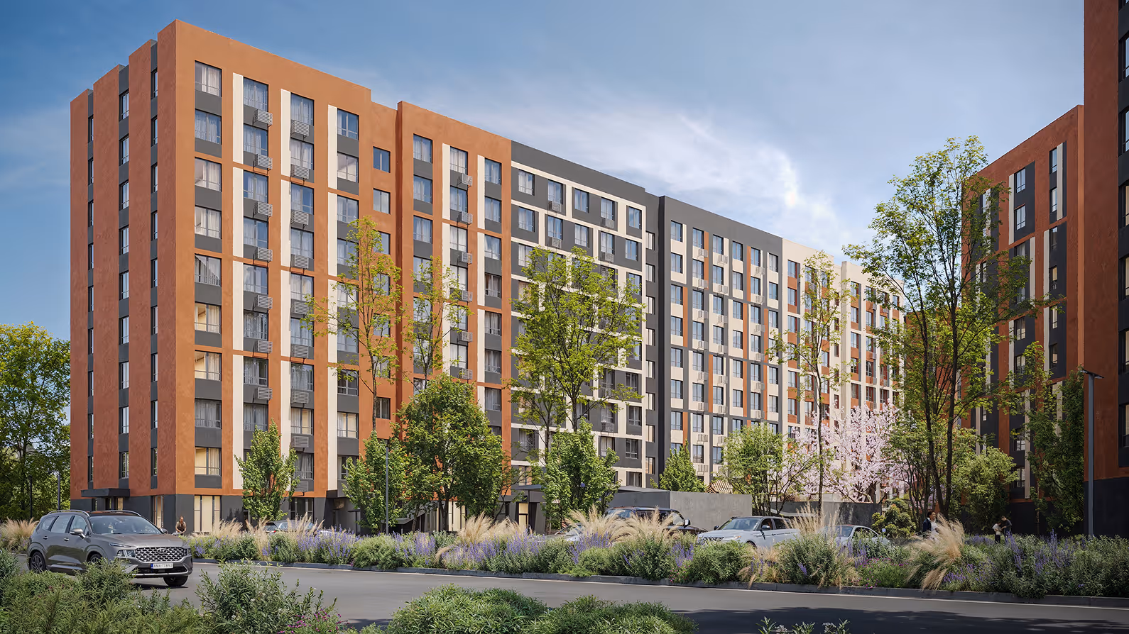 Image with several buildings