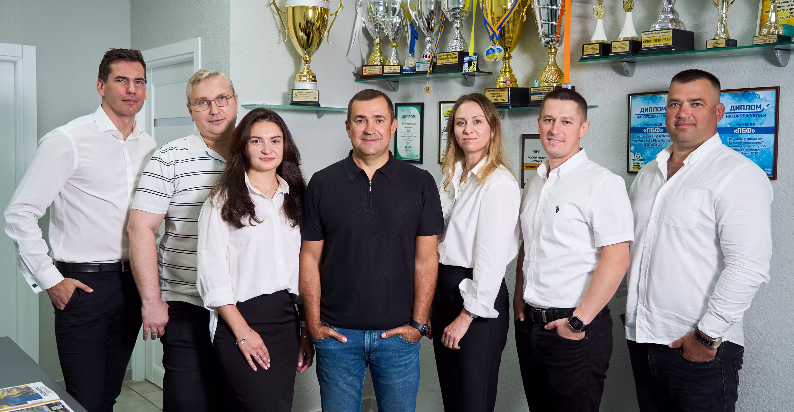 Image with developer's company team