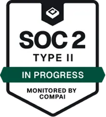 SOC 2 Type II compliance badge