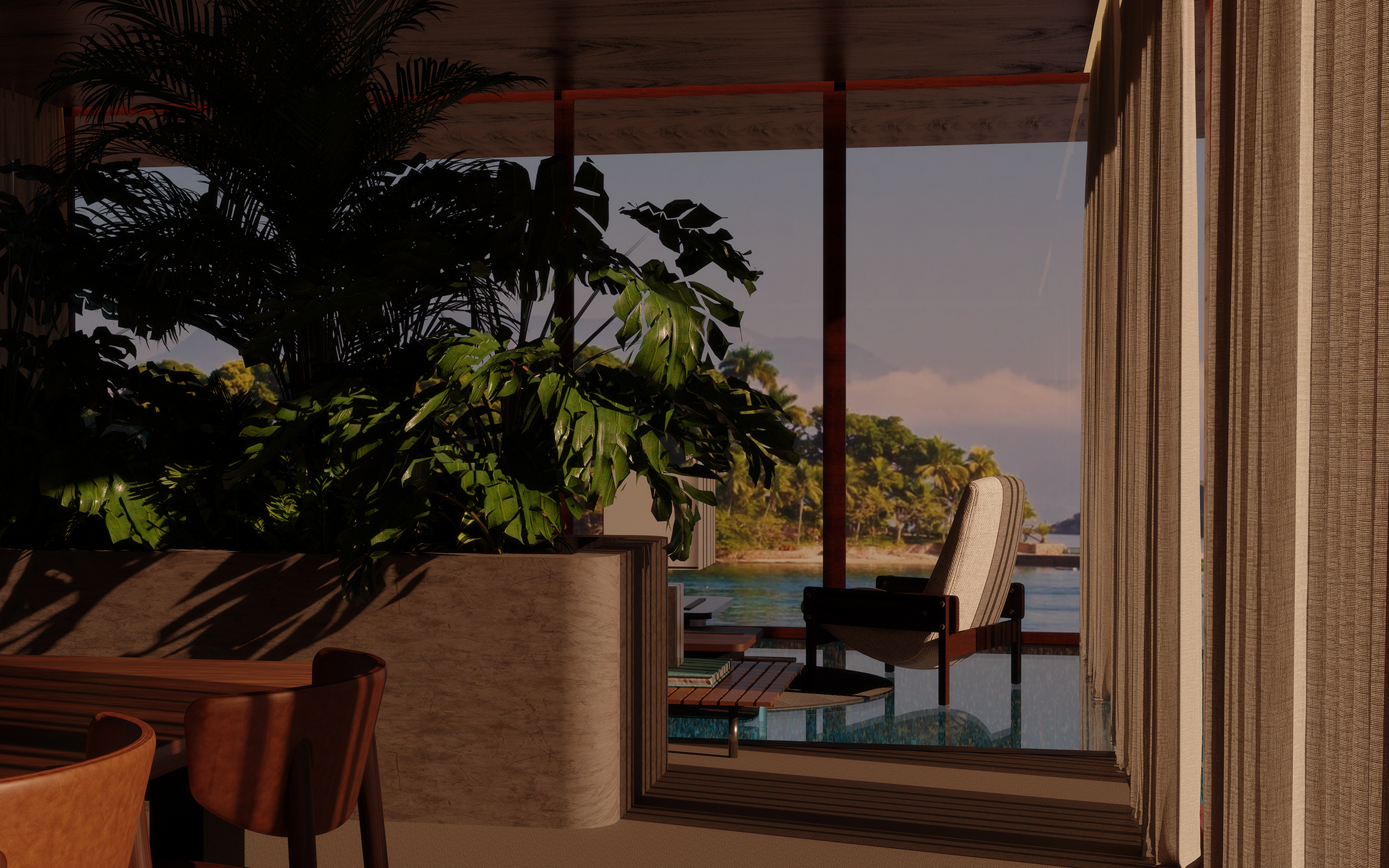 Tropical coastal residence, Angra dos Reis