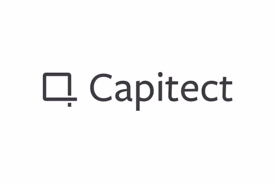 Capitect company logo with a minimalist square icon to the left of the word Capitect.
