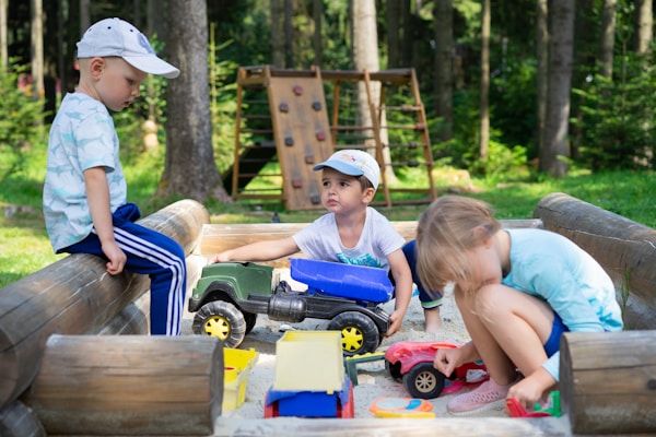 Childs on playground