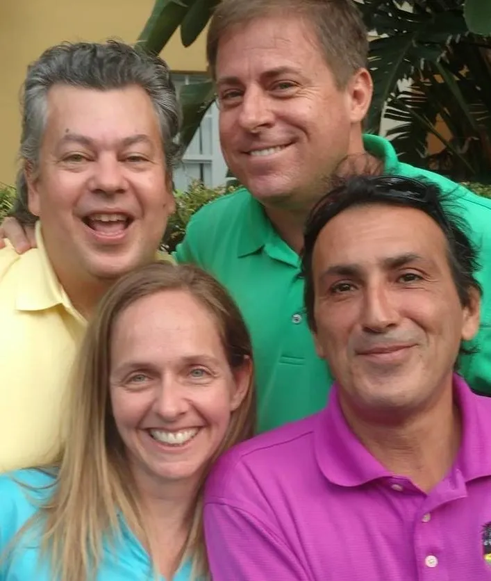 Your happy tour guide: Michelle, Hernan, Gus, and Pancho