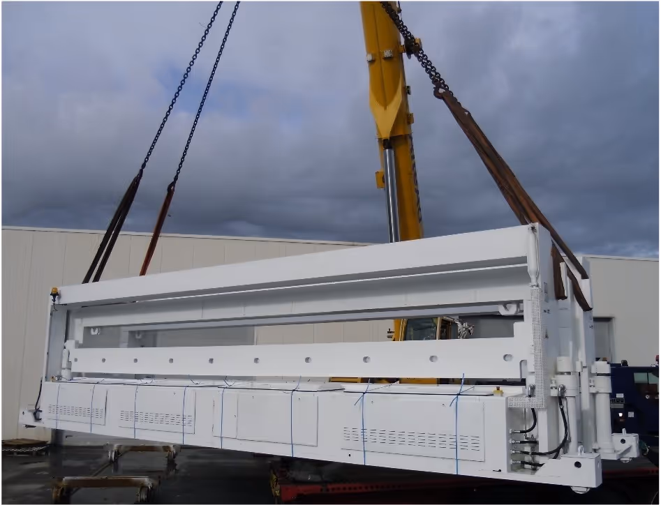 Levage et retrofit d’un module industriel lors d’une intervention Nanfourma