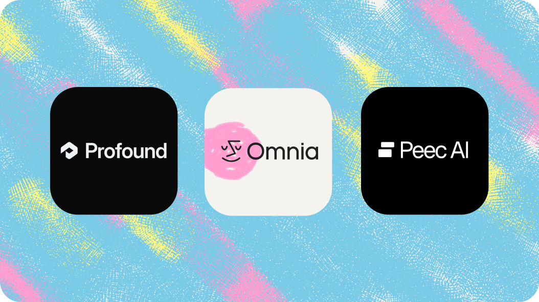 peec ai vs profound vs omnia comparison