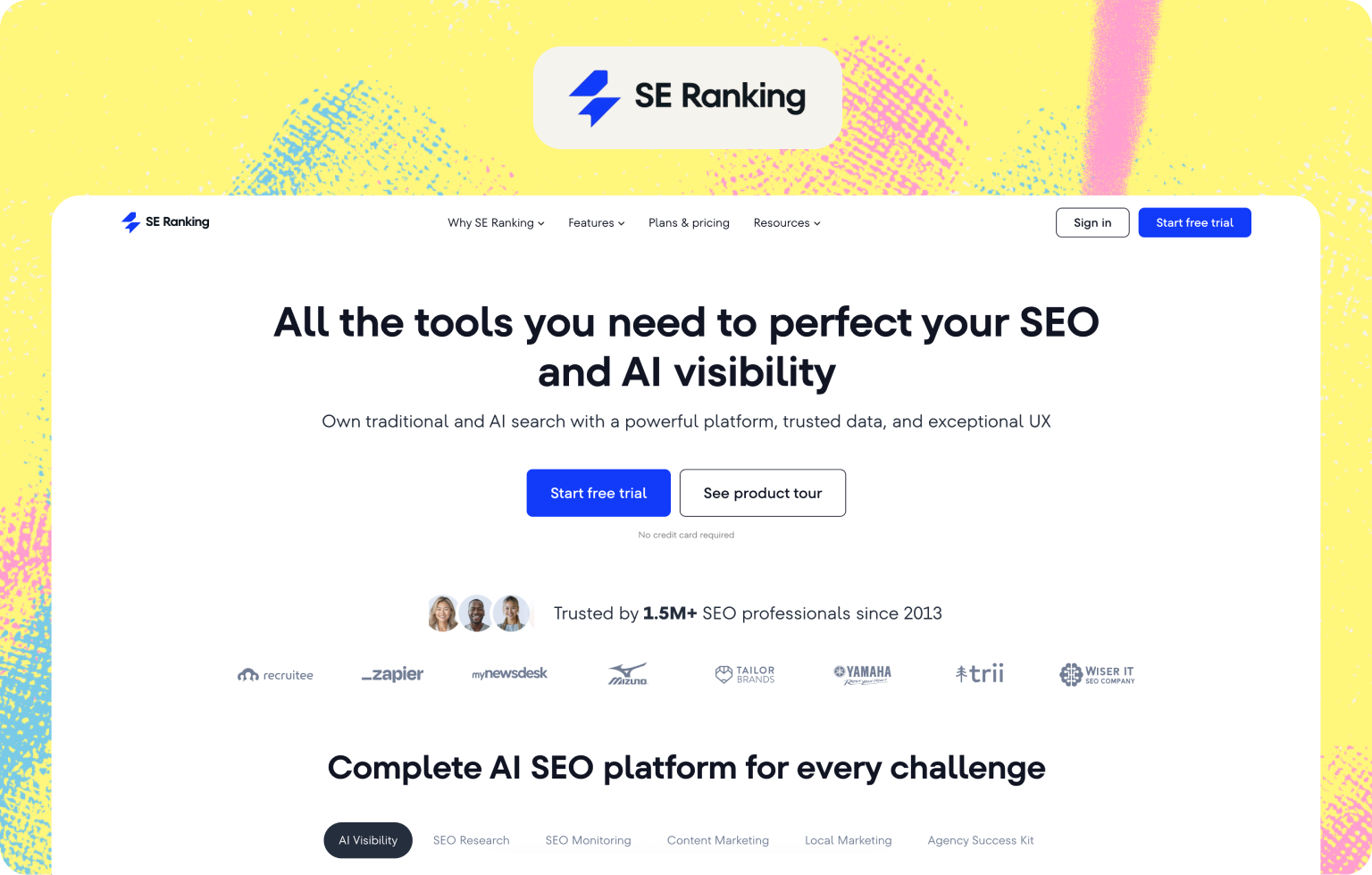 SE Ranking image ahrefs alternative