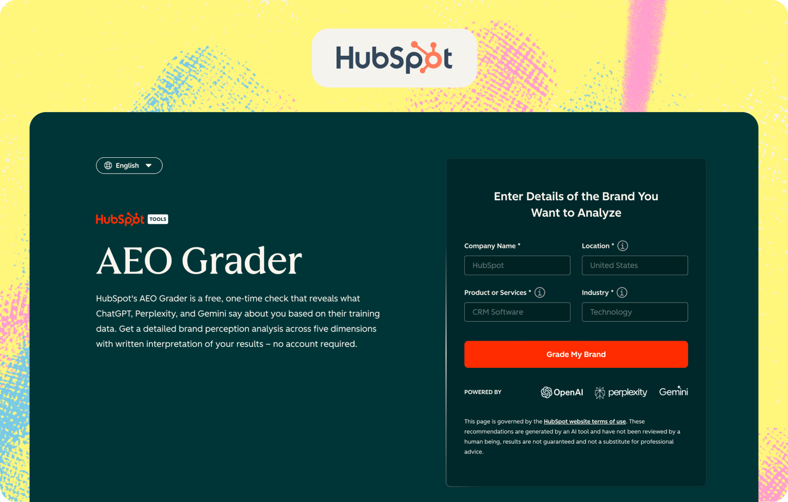 hubspot aeo grader logo