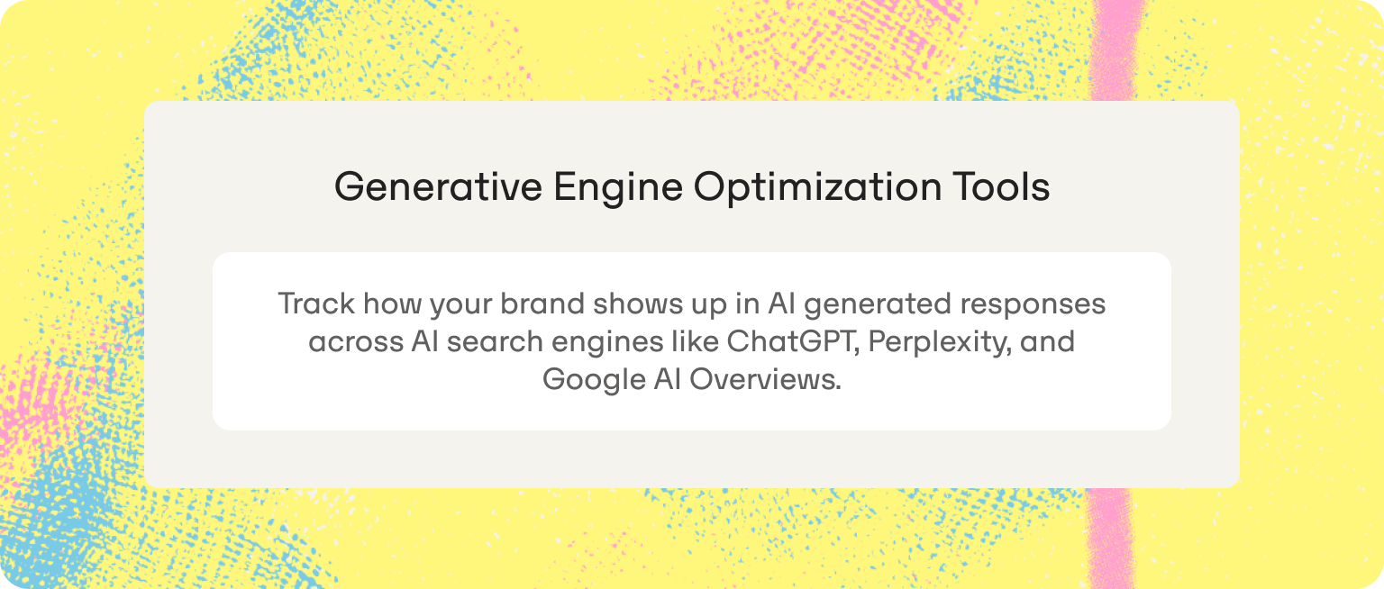 generative engine optimization tools definition