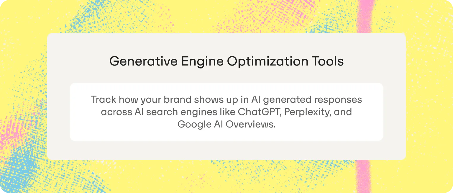 generative engine optimization tools definition