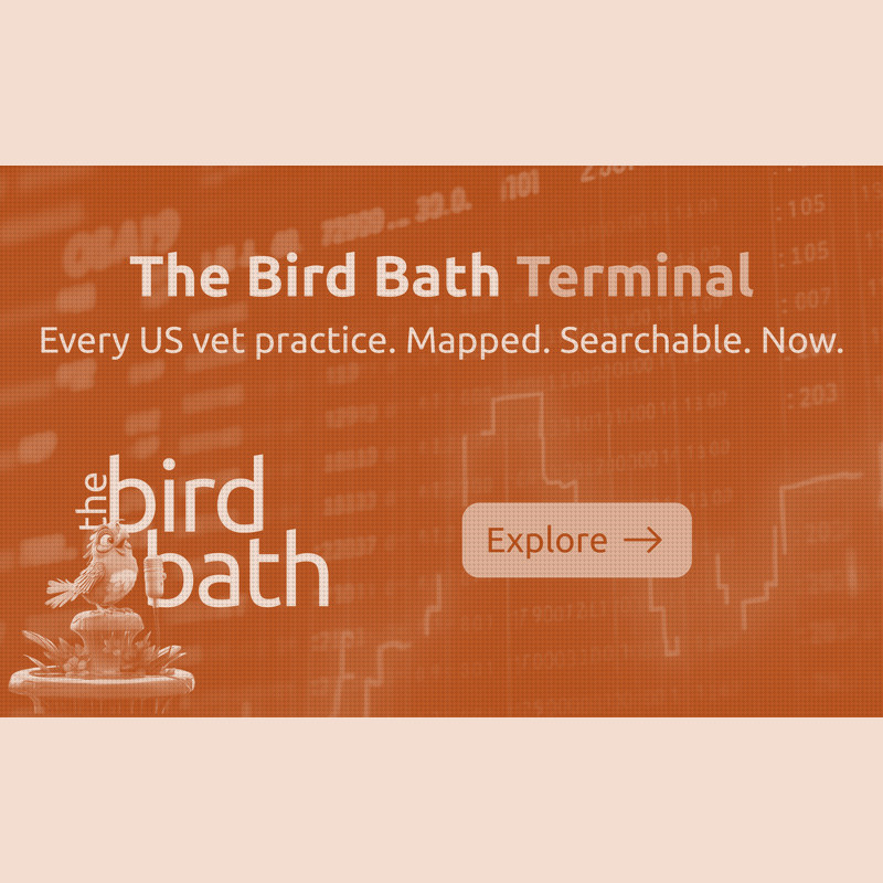 The Bird Bath Launches Terminal, Putting EBITDA Multiples and Practice Data on a SaaS Price Tag