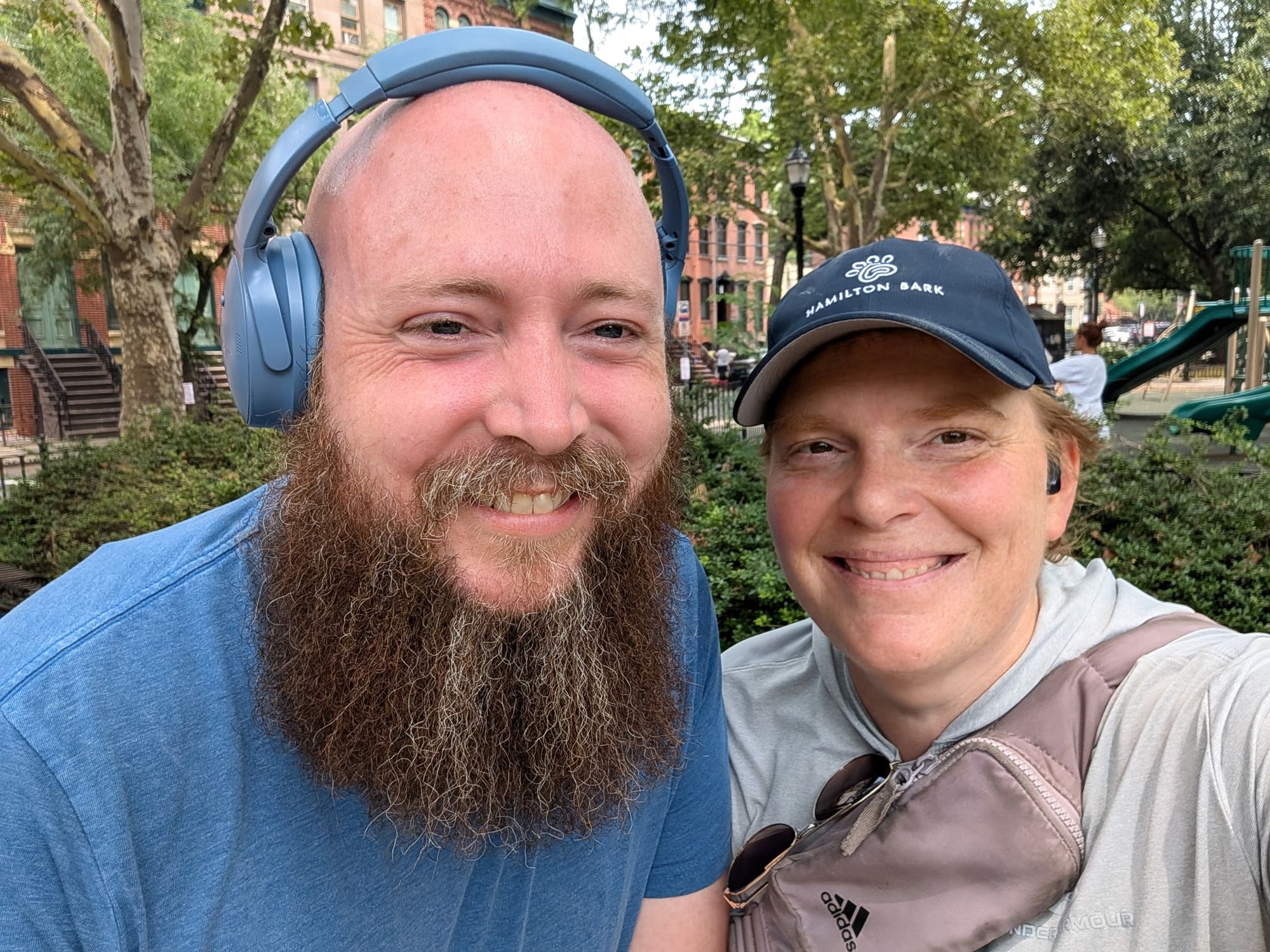 Joseph Merrill and Kerry Chomic, co-owners of Hamilton Bark