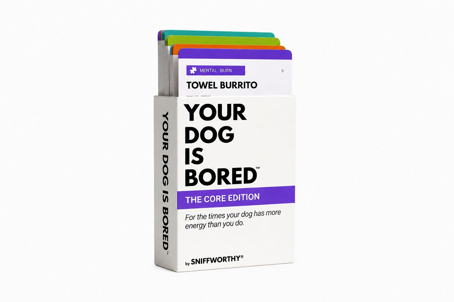 The Your Dog Is Bored activity card deck