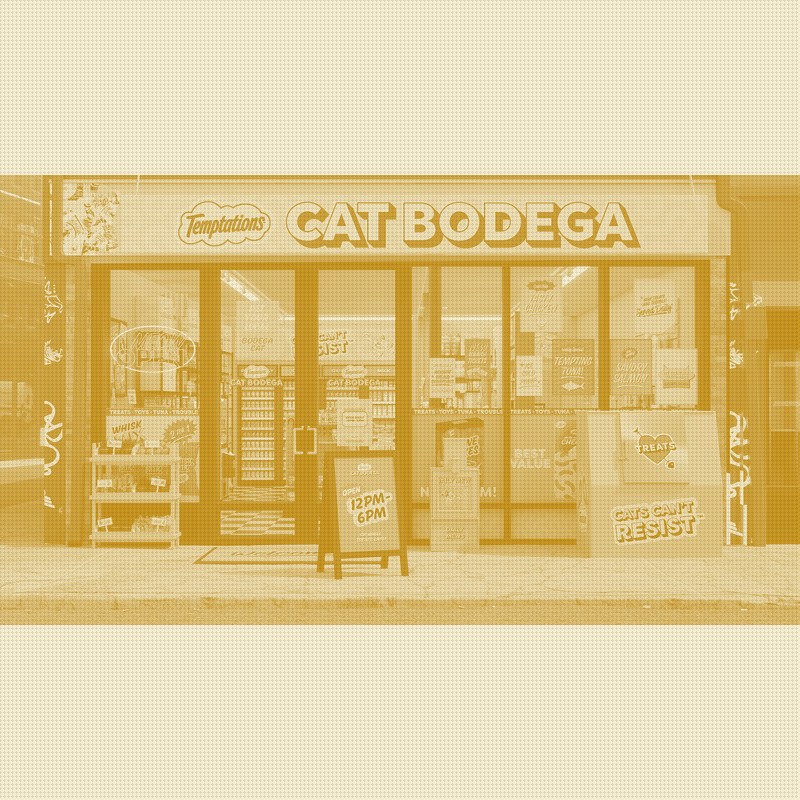 Temptations Opens a Cat Bodega to Buy Attention, Not Shelf Space