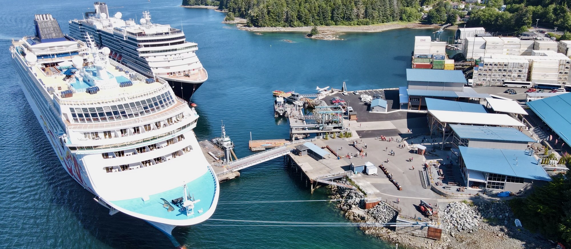 image of company logo and plaque (for a maritime service)