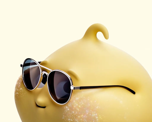 Dunkin Donut's Butter Baby Mascot