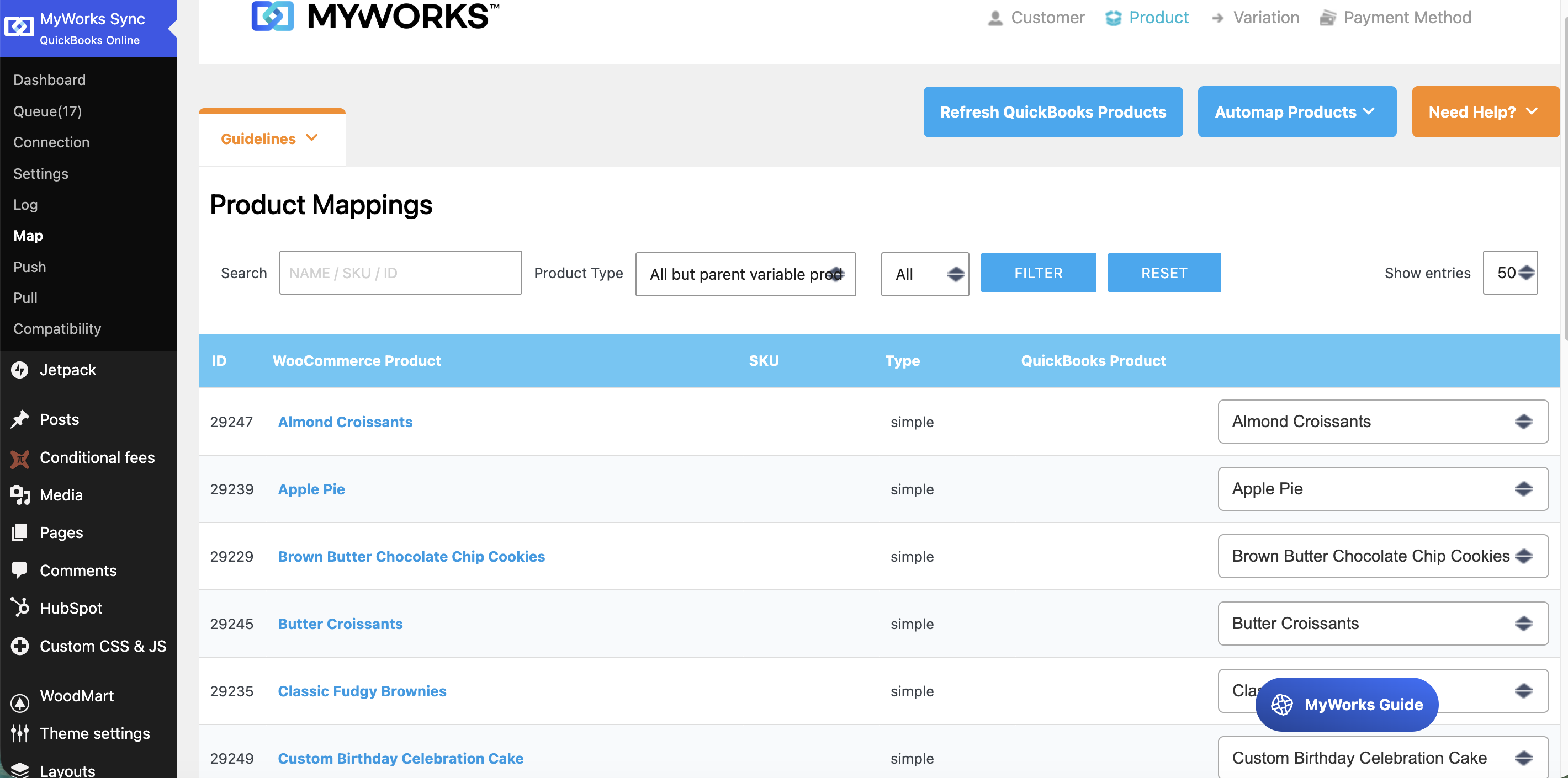 Connecting WooCommerce and QuickBooks Online