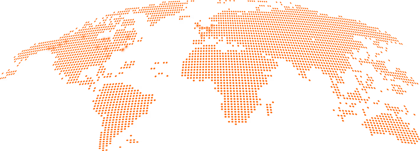 Animation of arcs on the world map