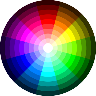 Colour vision test illustration