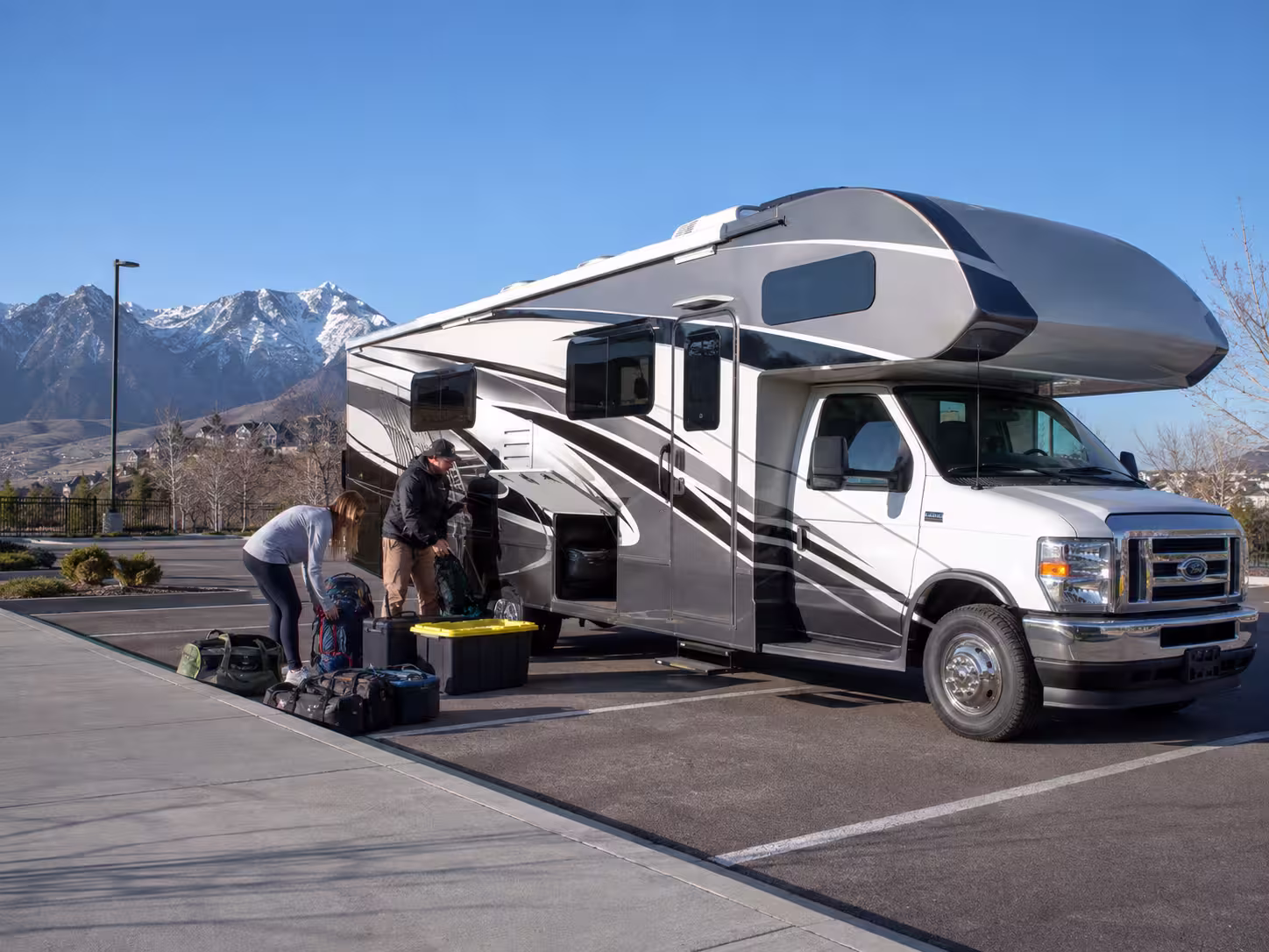 Luxury motorhome rental in Salt Lake City, Utah