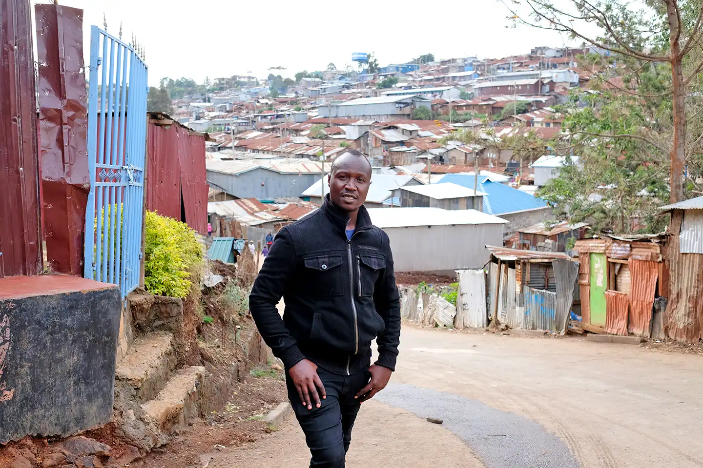 Reportage about youth engagement in Kibera slum
