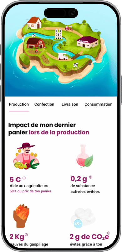 capture d'écran application ios quasimodo impact