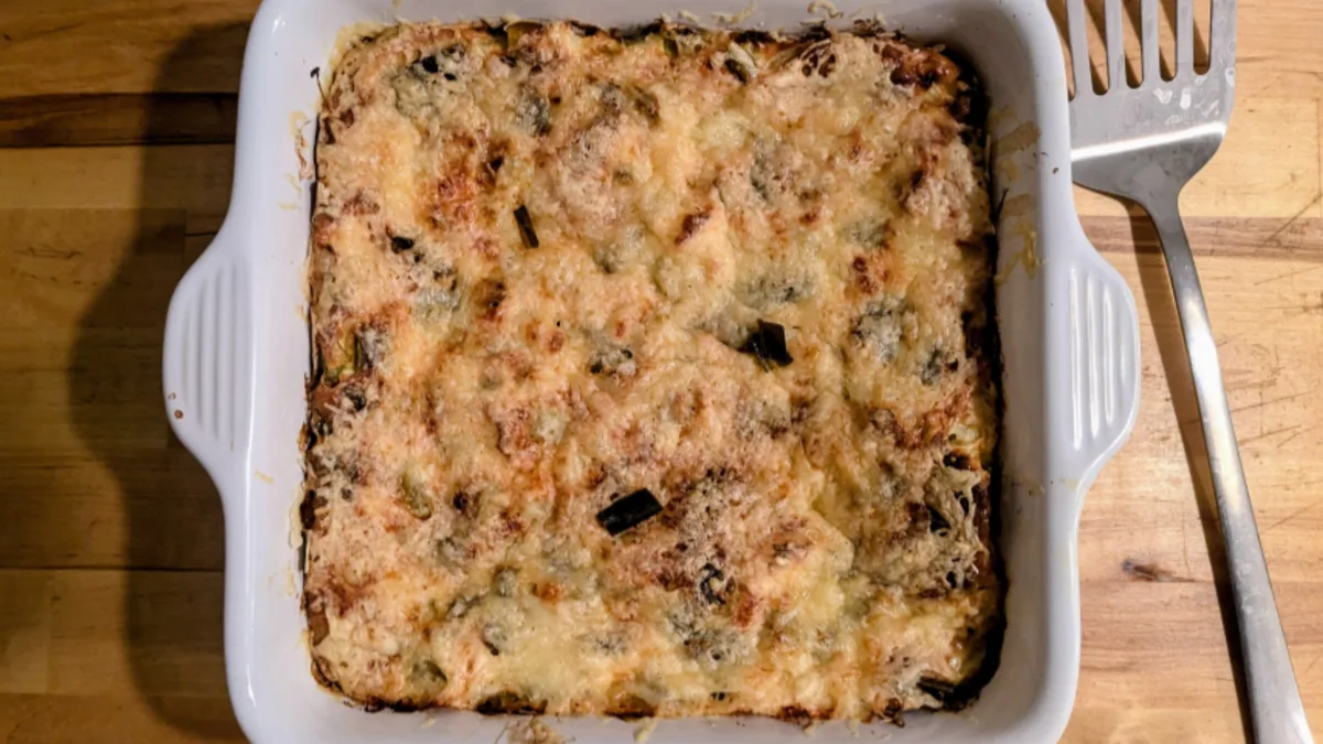 Gratin de poireaux