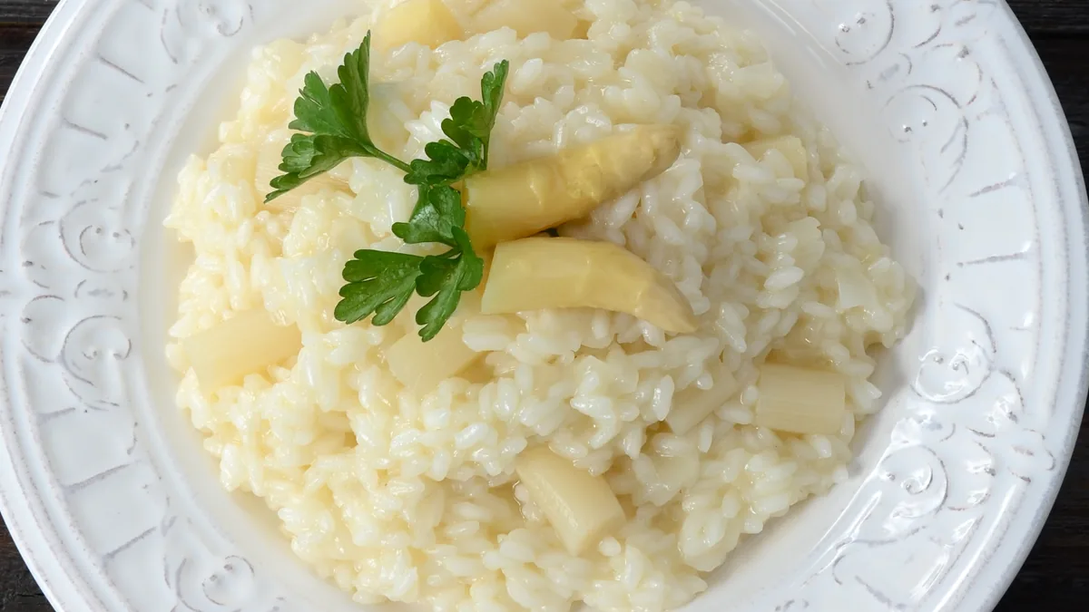 Risotto aux asperges blanches