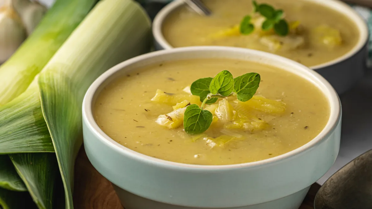 Potage poireaux et pommes de terre
