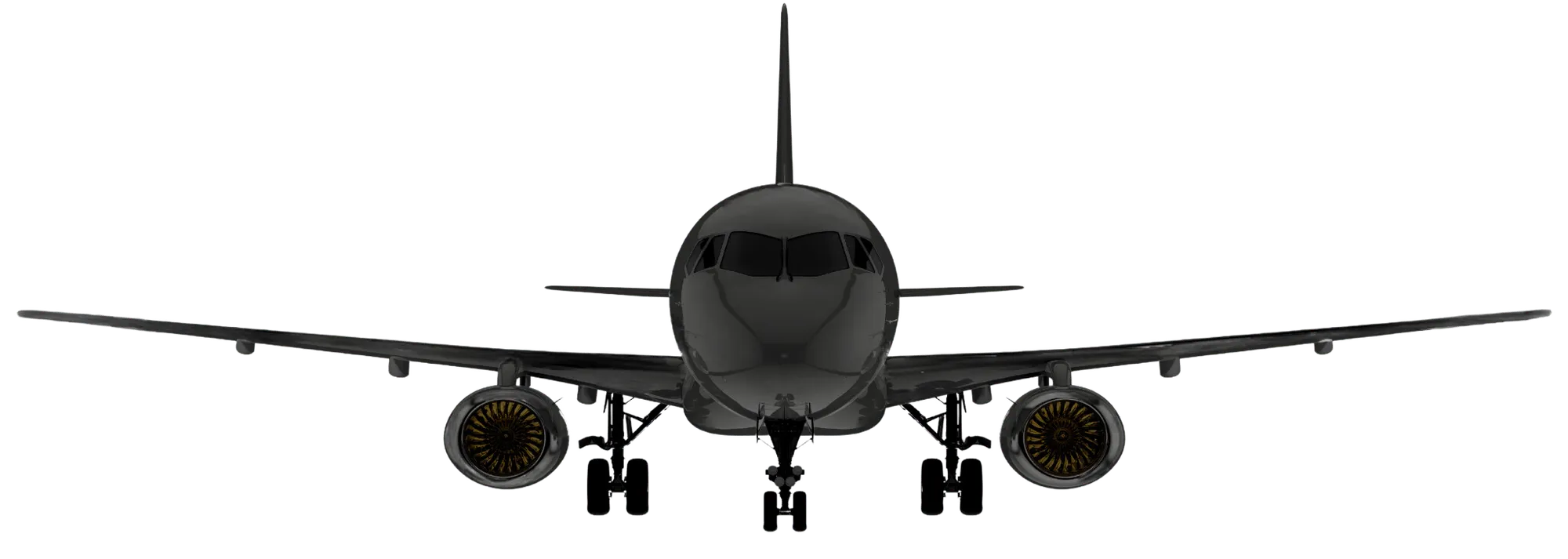 A black and white photo of a jet engine.