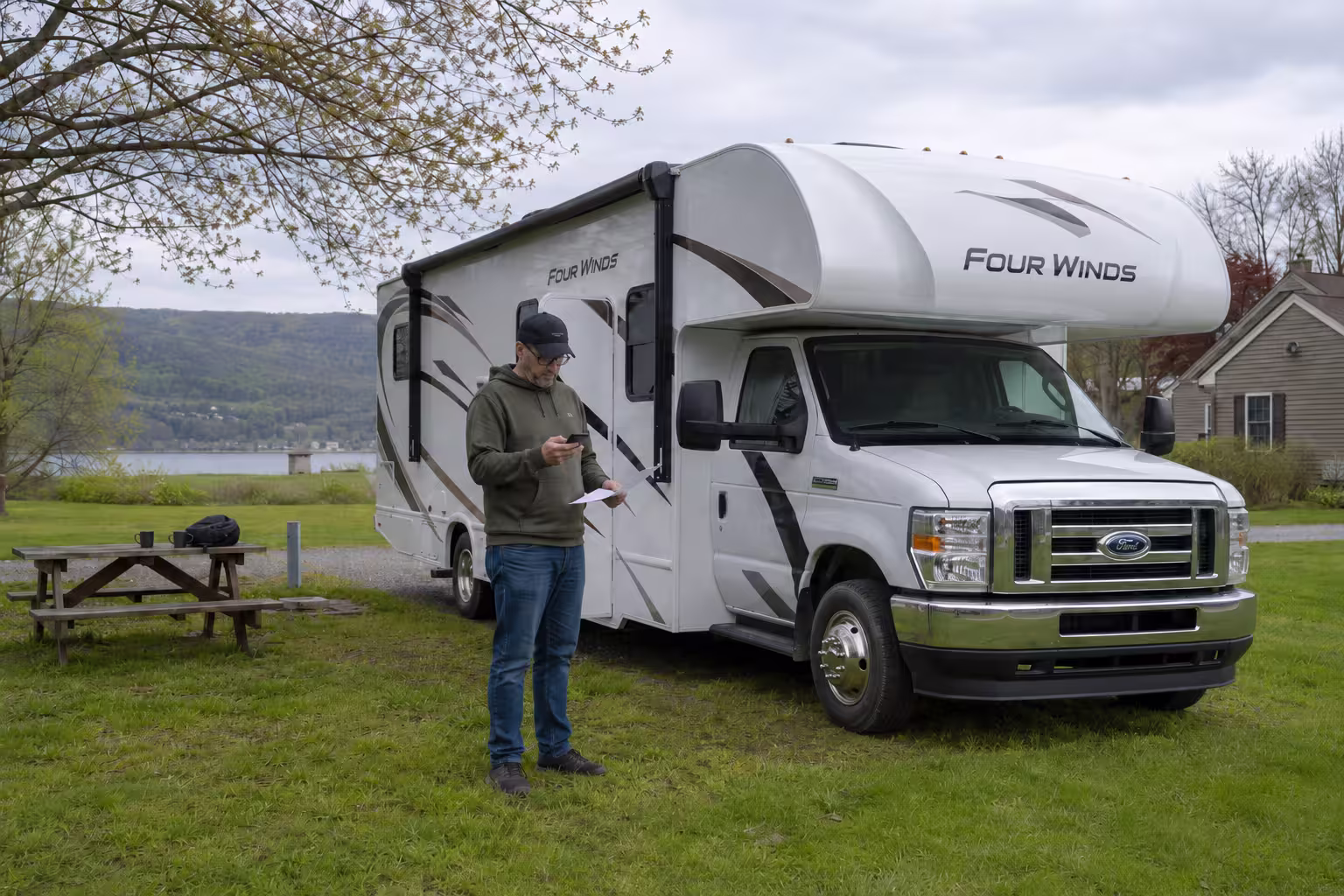 Class C motorhome rental in the Finger Lakes with a renter planning costs
