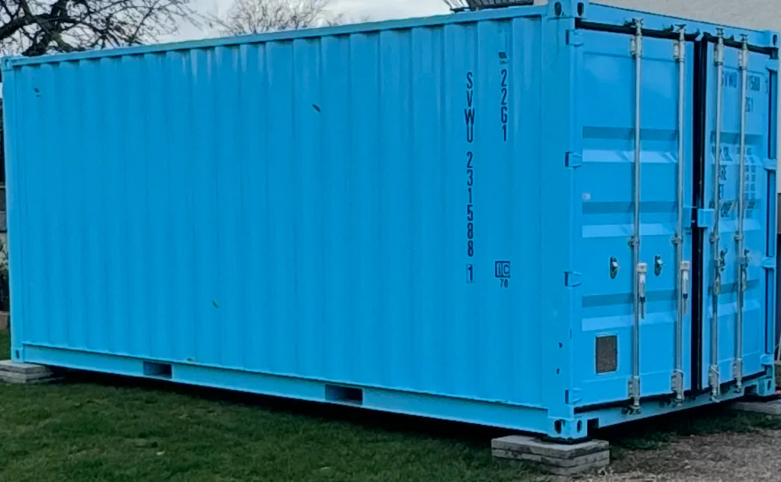 20 Fuß Container der gemietet werden kann.
