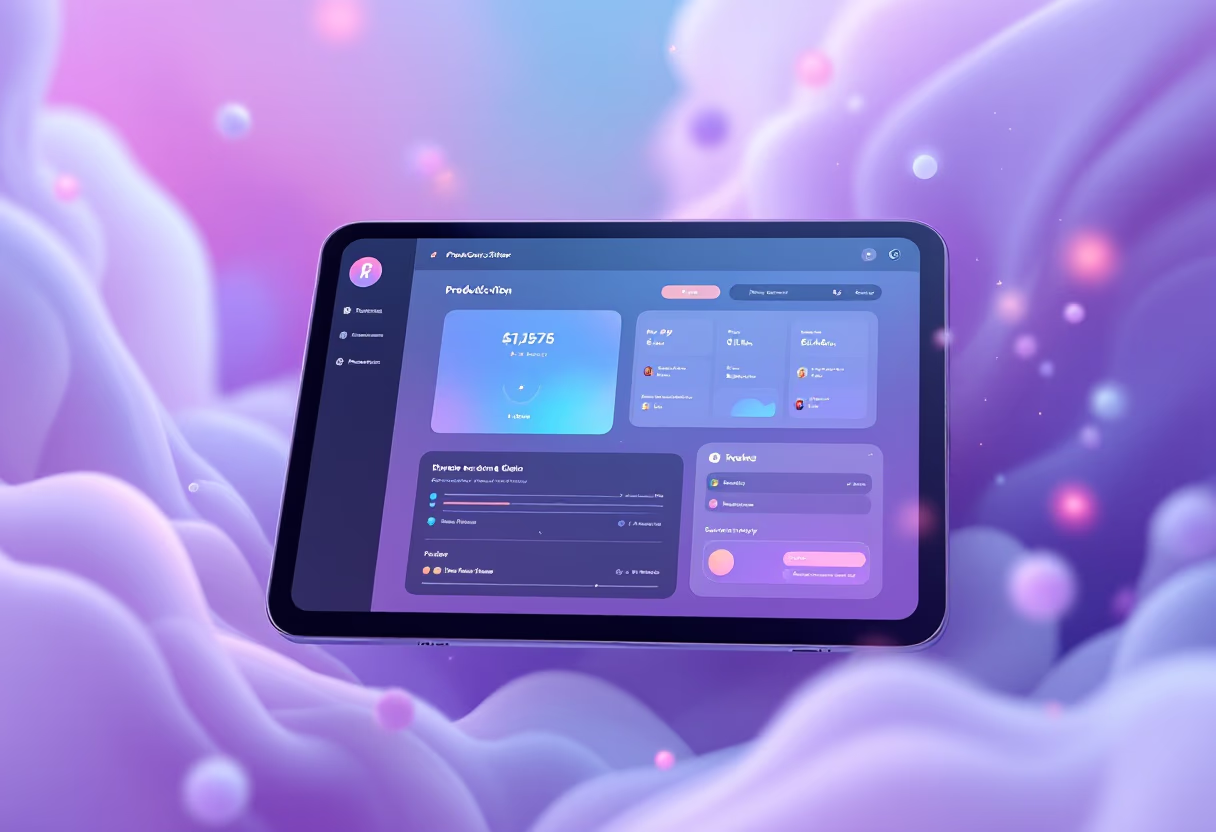 [interface] screenshot of the software interface (for a productivity tools business)