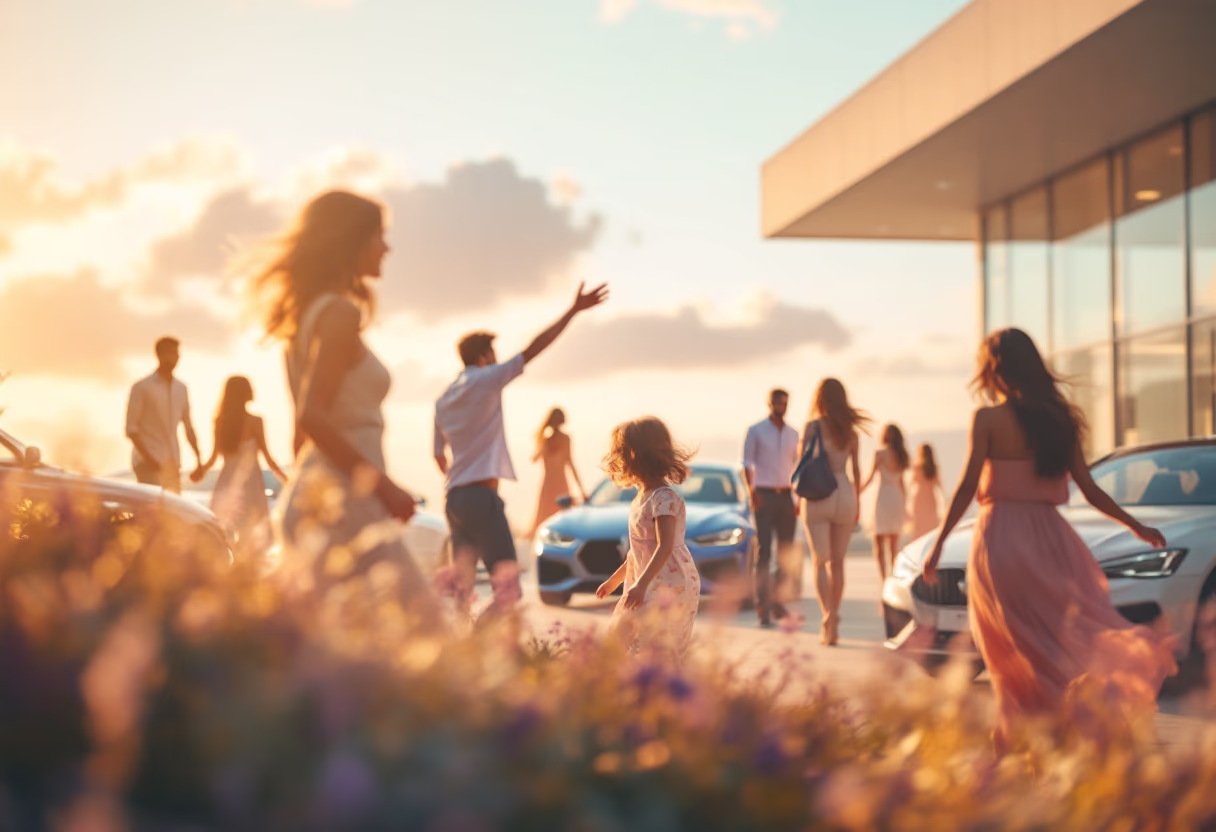 image of community event (for a auto dealership)