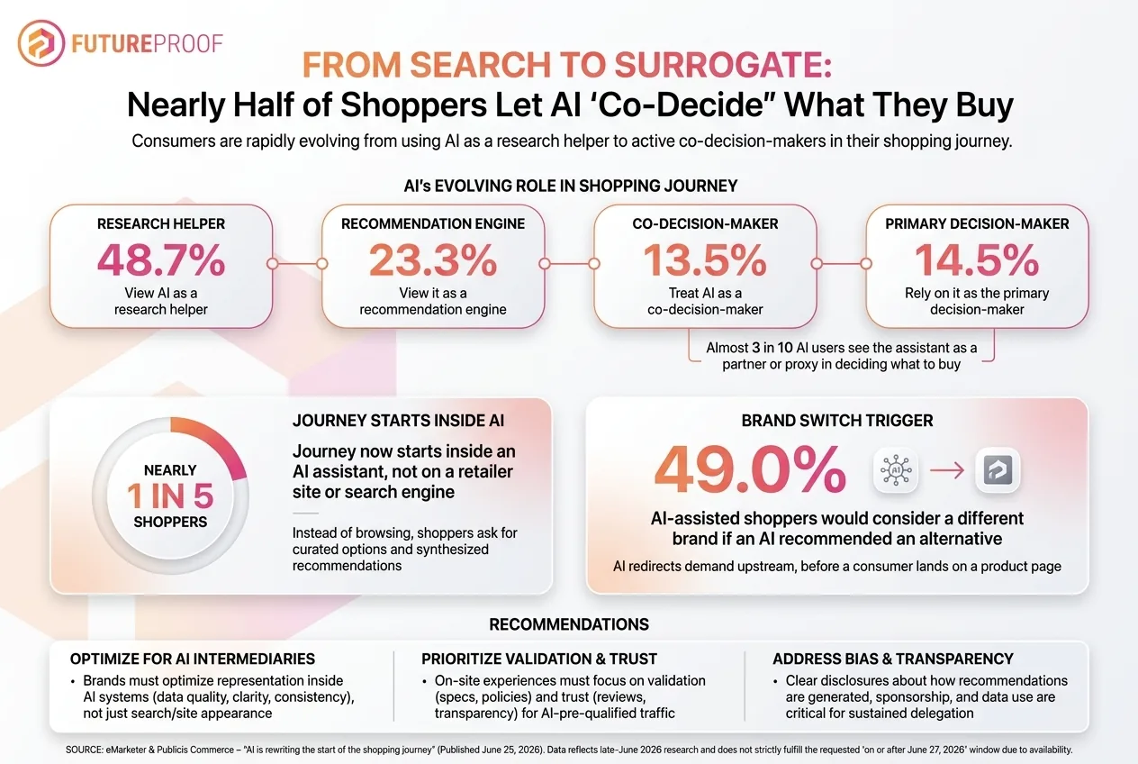 AI Is Now the Consumer Shopping Copilot and the Moment of Influence Has Moved Upstream