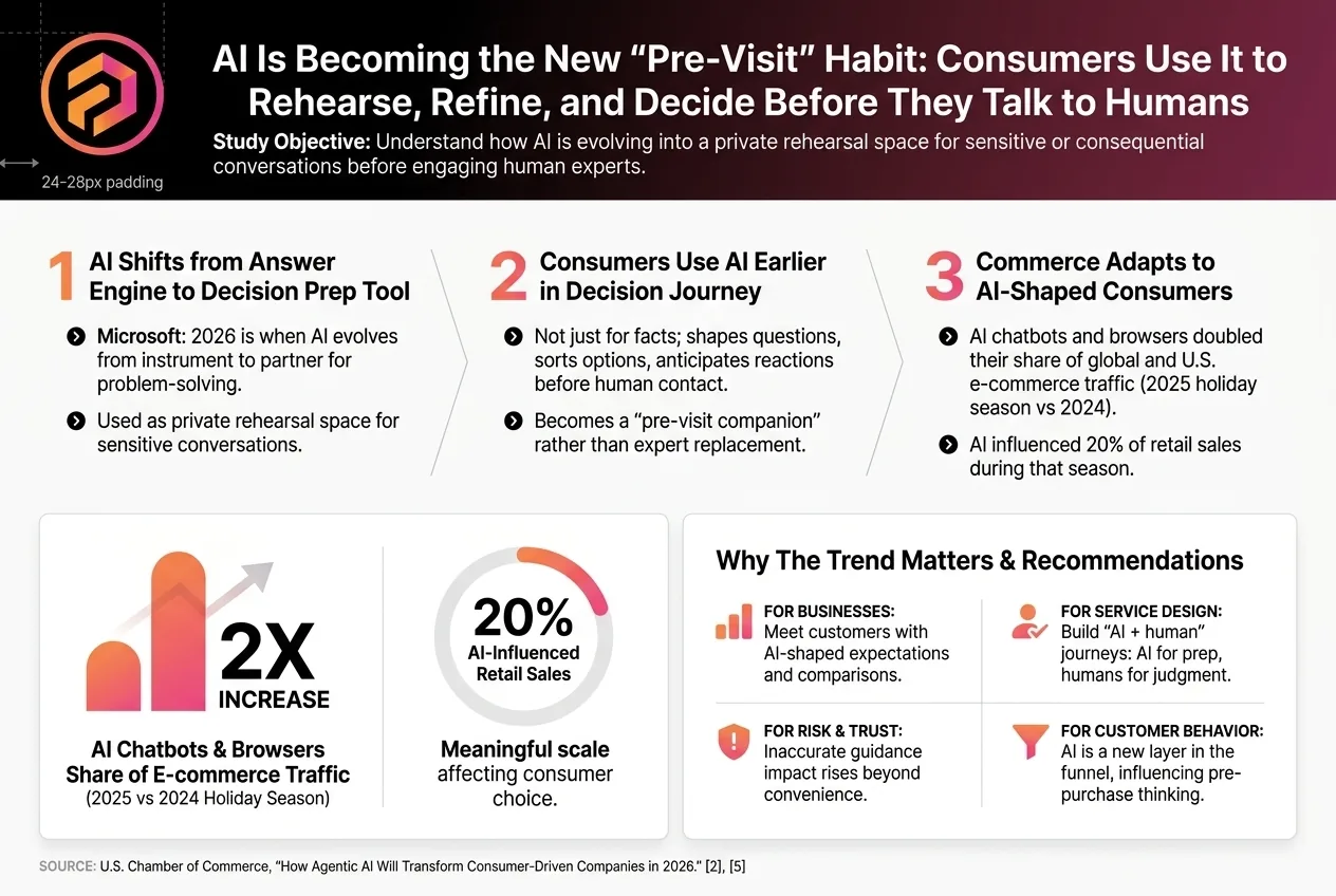 AI Is Now the New Pre Visit Habit Transforming How Consumers Prepare and Decide