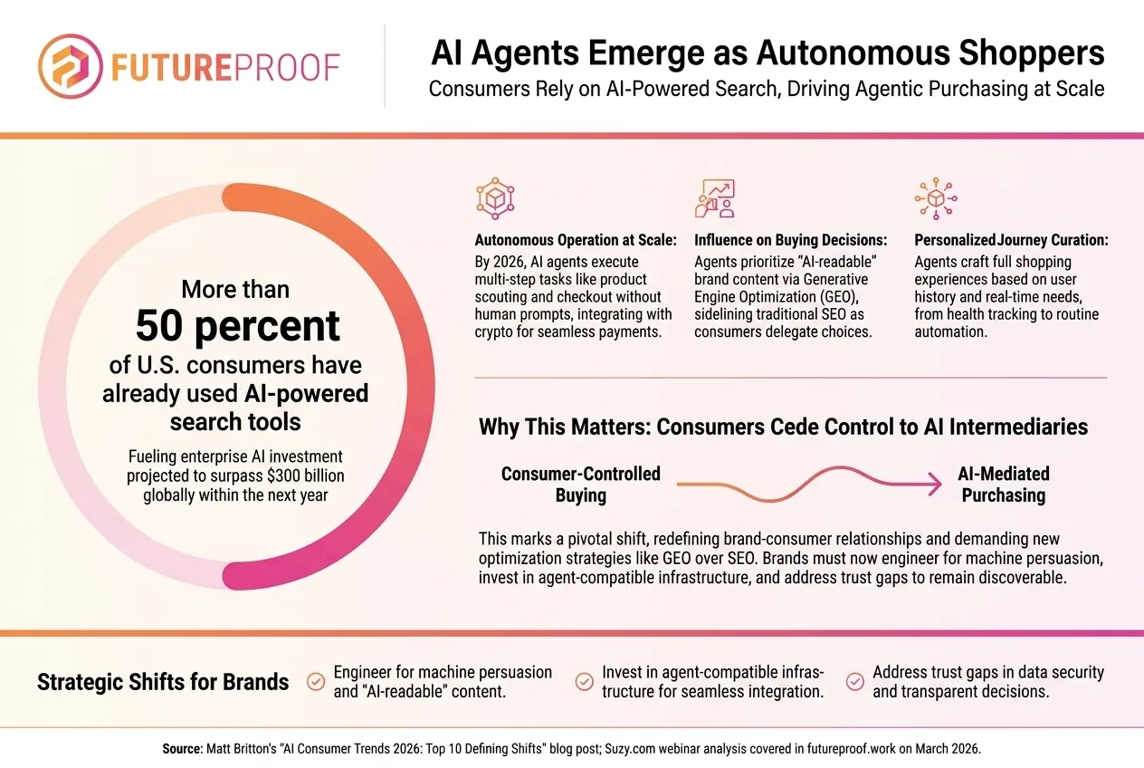 The Rise of Autonomous AI Shoppers and the New Battle for Machine Level Brand Discoverability