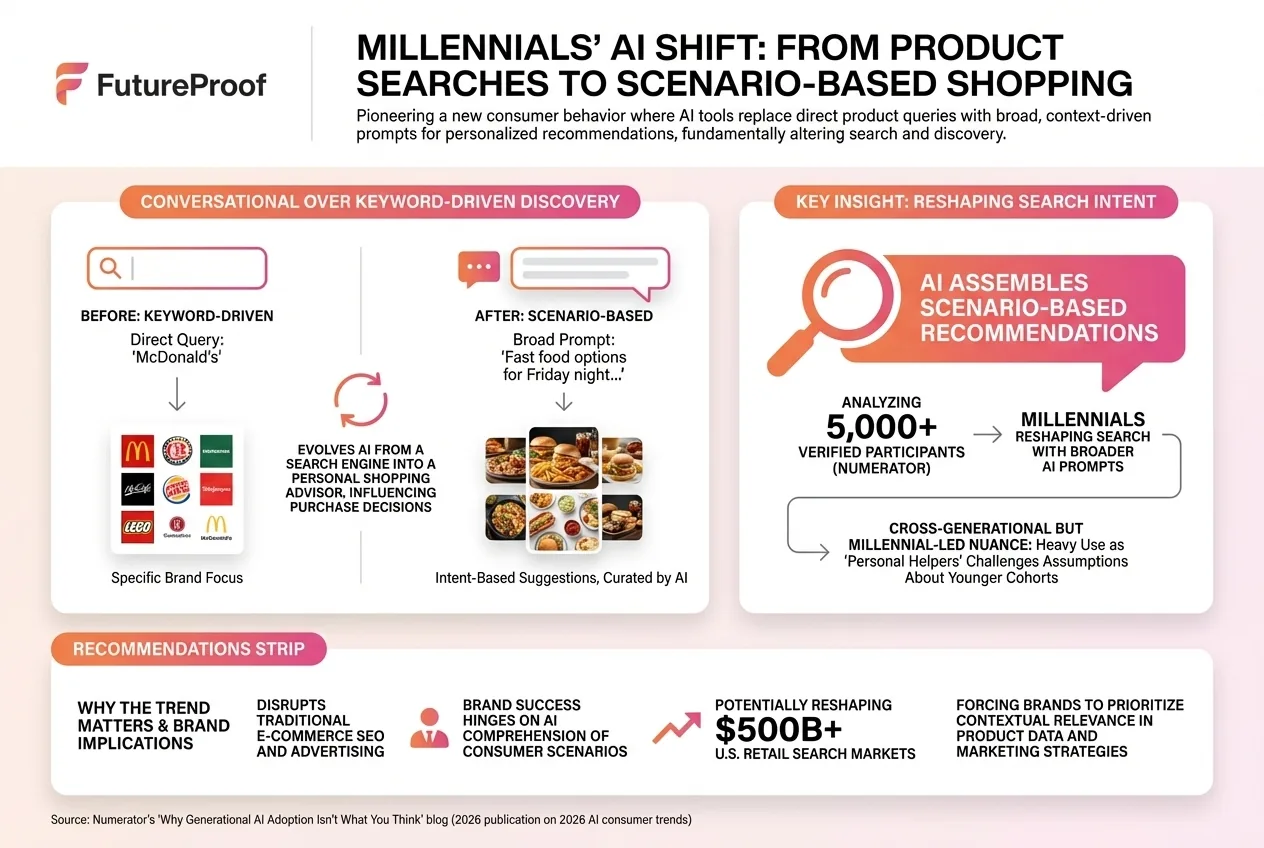Millennials Are Transforming Product Discovery Through Scenario Based AI Shopping