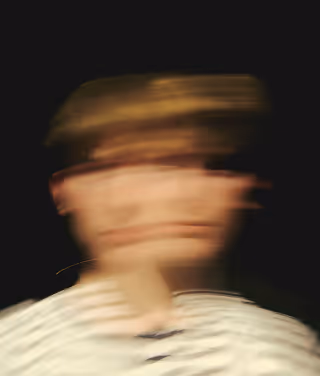 person blurry
