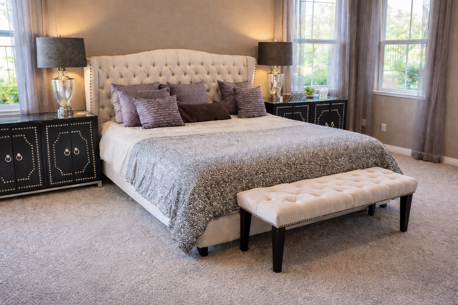 After bedroom cleaning result