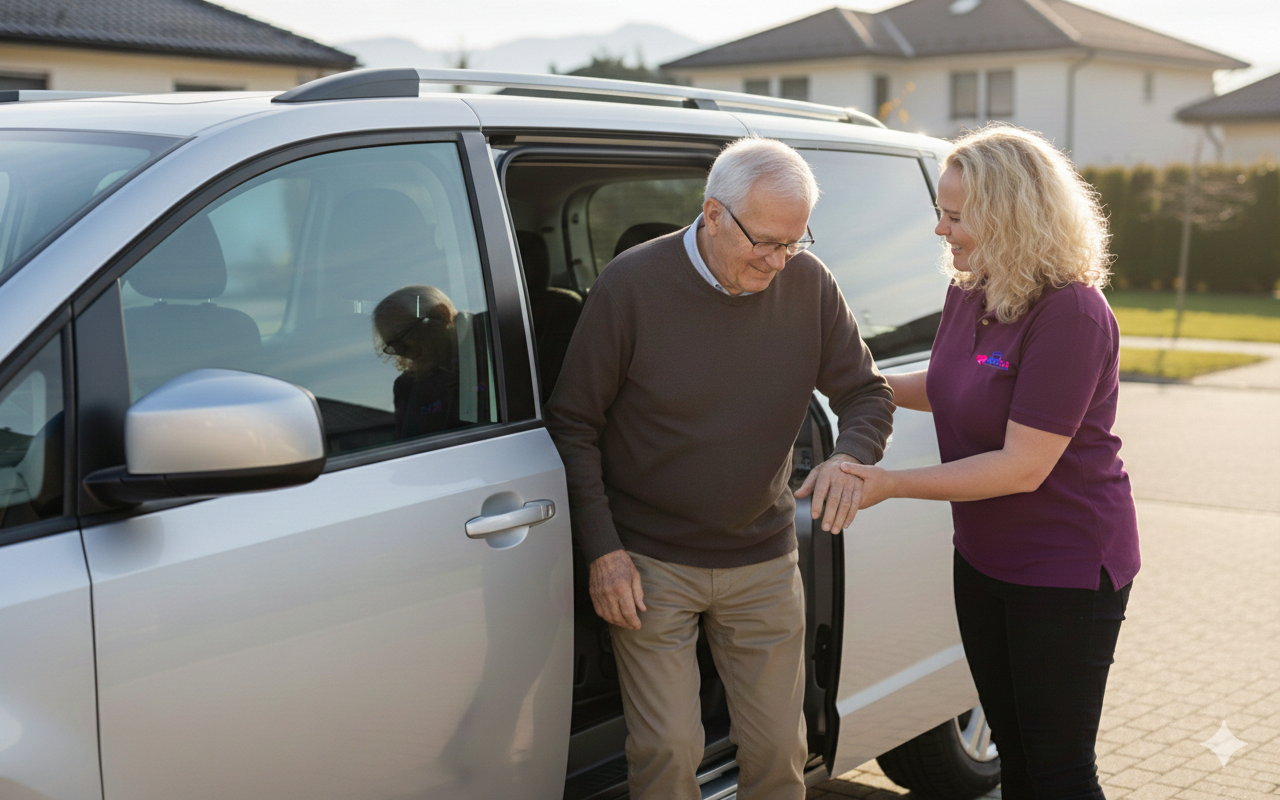[background image] image of downtown area with transit signage (for a public transportation company)
