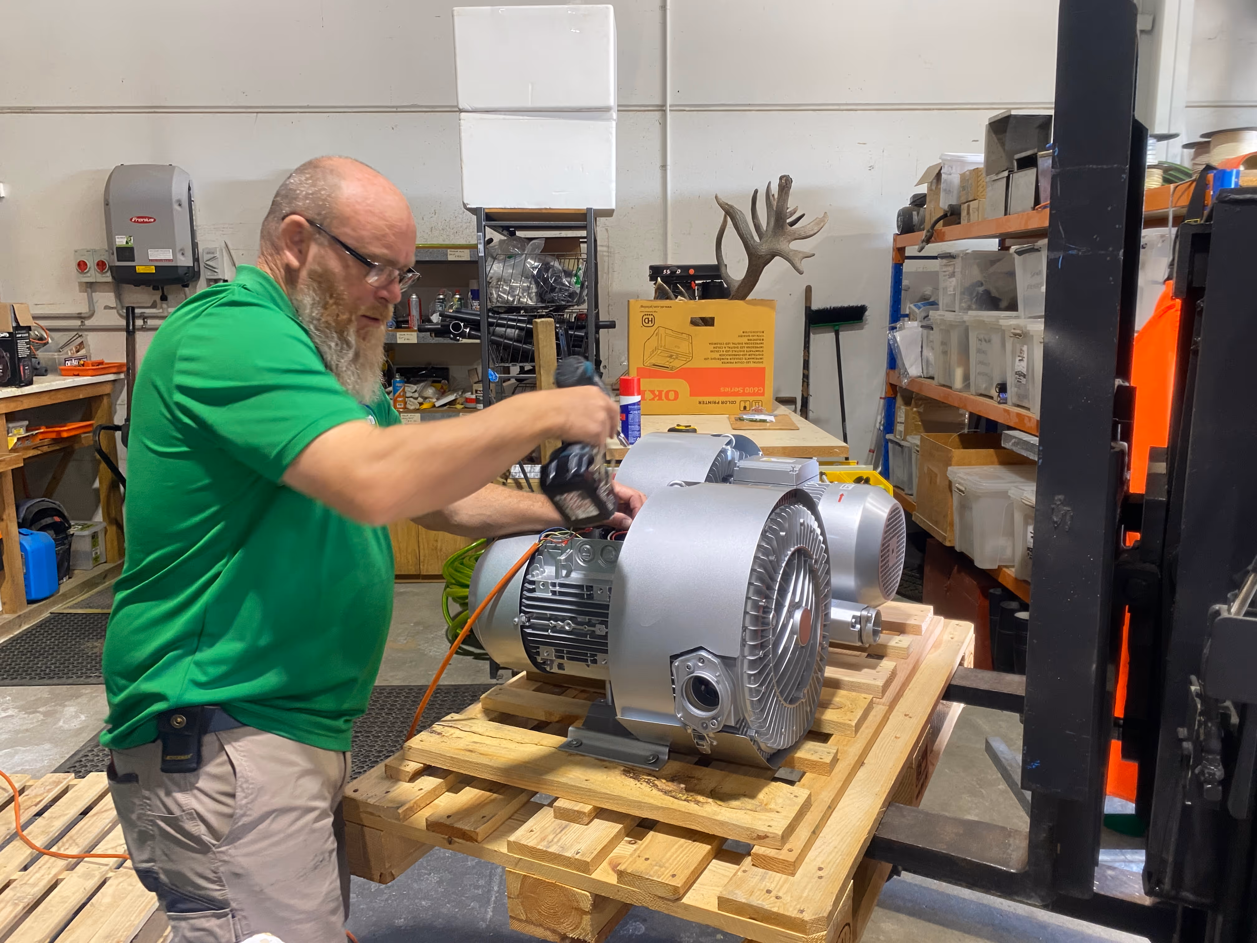 Aeration blower product